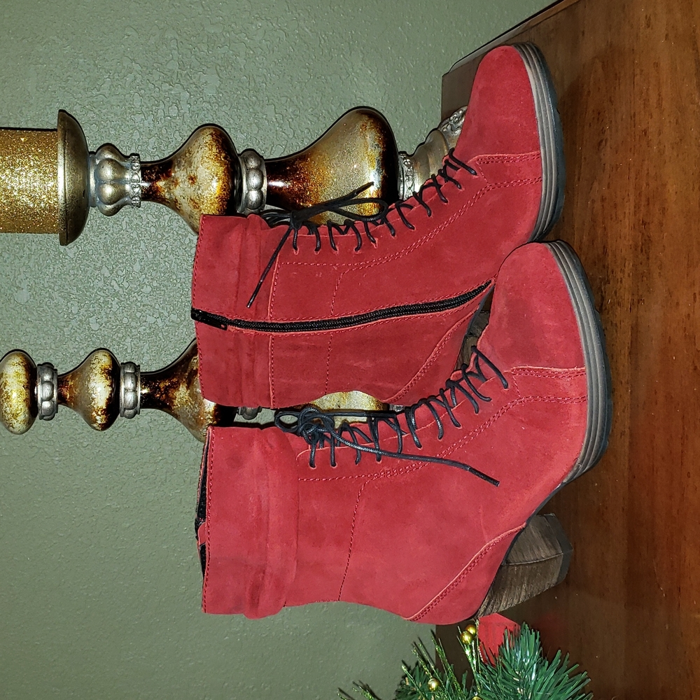 Wolky Dhofar Lace Up Midcalf Boot Size 41